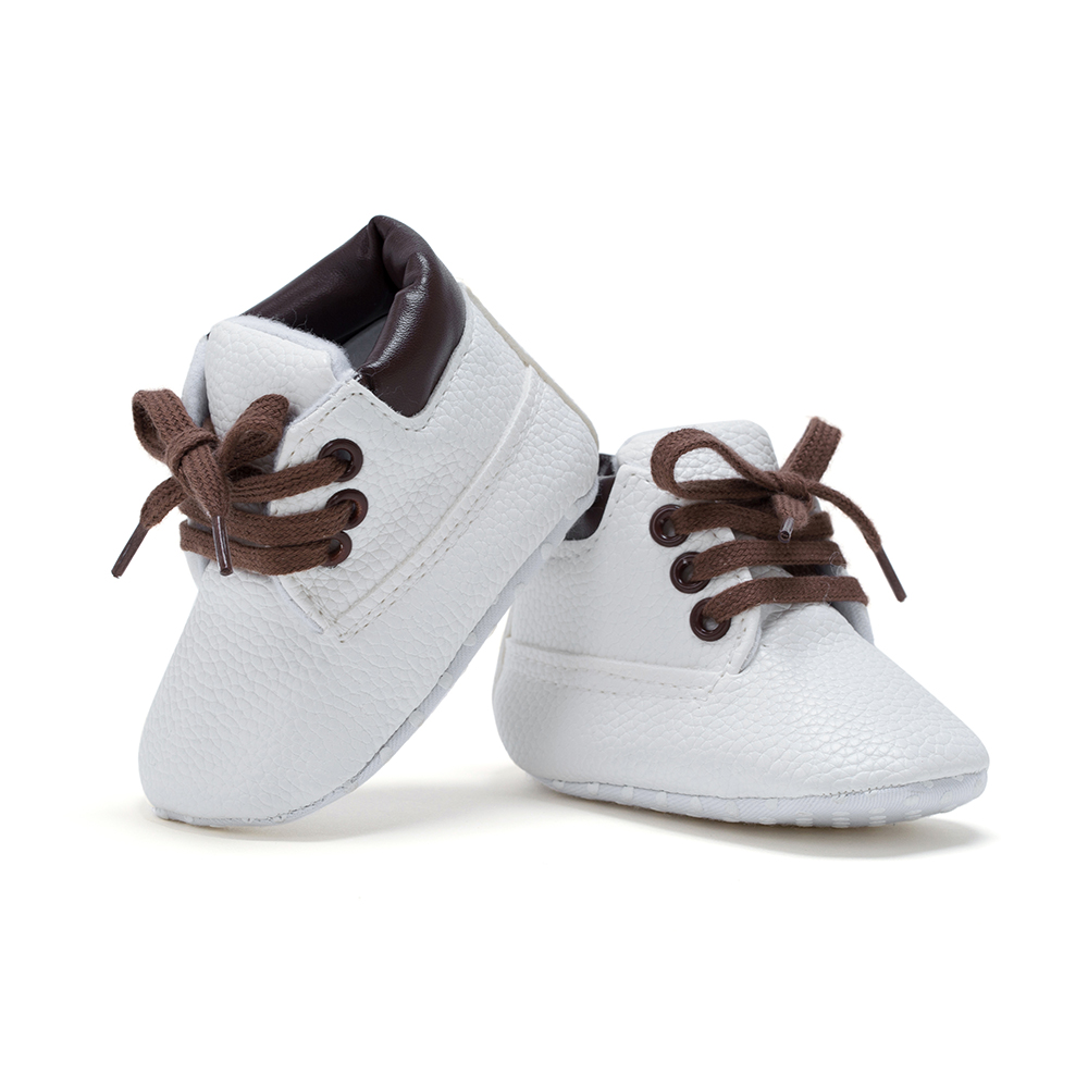 Wholesale Faux suede Soft sole 0-18 months boy ankle baby booties