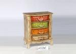 Elegant Europe Style Retro Solid Wood Living Room Cabinets