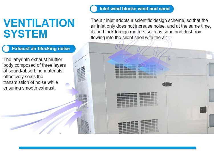3 Phase Super Silent Type Generator Air Cooled 30kw 30kva 220V