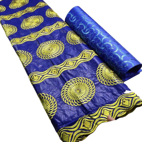African Embroidery Bazin Lace For African Women Evening Dresses Bazin Austria