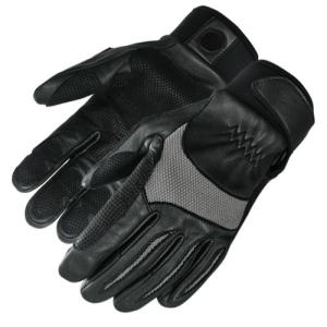 Quality Hysafety Black Goatskin Fast Rope Gloves Kangaroo Leather Padded wholesale