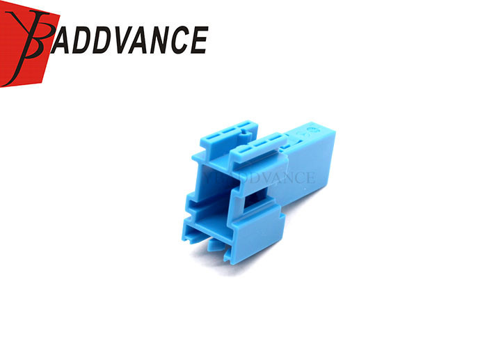 Female 2 Way Automotive Electrical Unseled Blue Connectors For Car