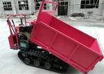 Narrow Roadbed 1000kg 2200rpm Rubber Track Carriers