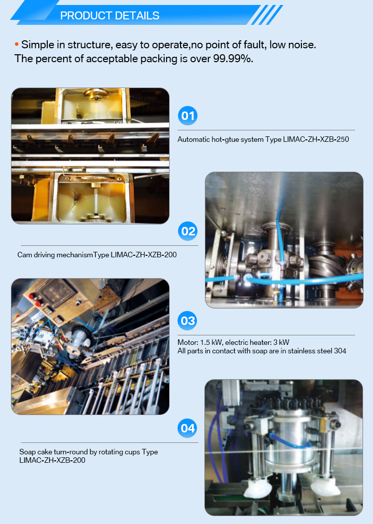 Width 450mm Automatic Soap Wrapping Machine For Large Scale Soap Production