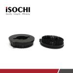 OD 46MM Nylon Pressure Foot Brush , Nylon Industrial Brush Hard Black Color