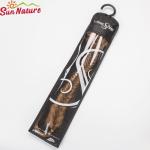 Coustom Zipper Clear Plastic Non Woven Wig Storage Bags Hair Extention Packaging