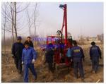 Tractor drilling rig