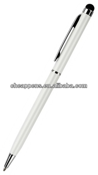 click promotional metal pen, logo can be printed for advertising use