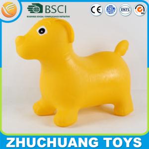 Quality pvc inflatable animals jumping puppy dog wholesale