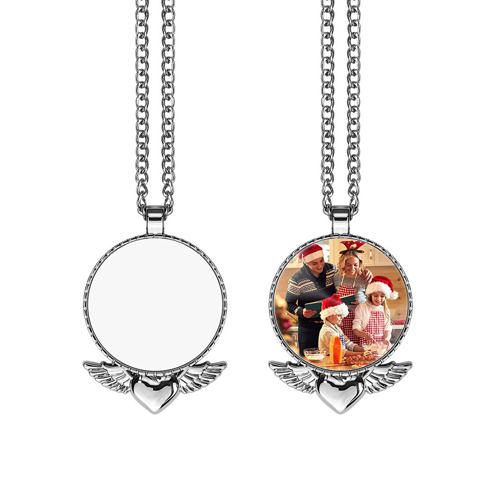 Sublimation Jewelry Blanks Sublimation Blank Wing Pendant Necklace