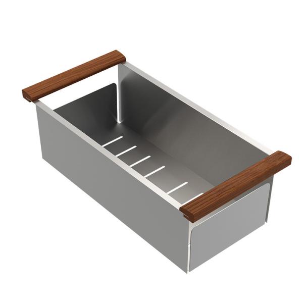Cheap Kitchen Sink Grids Stainless Steel , Customized Rectangular Metal Sink Grid for sale
