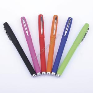Quality colorful plastic office gel ink pen ,smooth writing printed gel ink pen wholesale