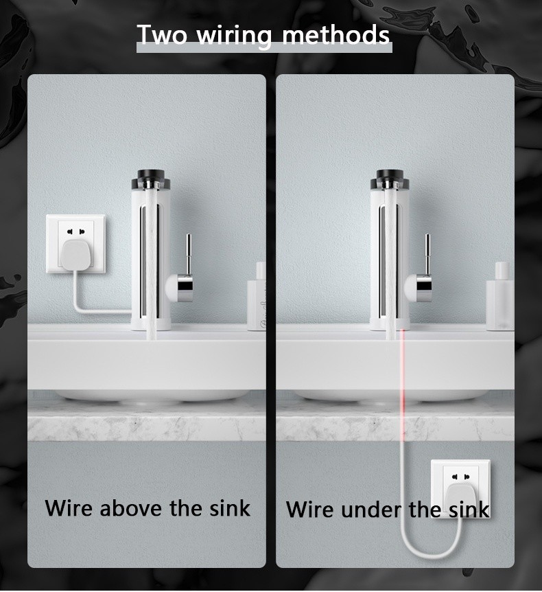 3-5s Automatic Kitchen Instant Hot Water Tap ABS High Temperature Resistance