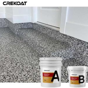 Quality Paint Flakes Epoxy Resin Floor Coating For Garage Basement Concrete wholesale