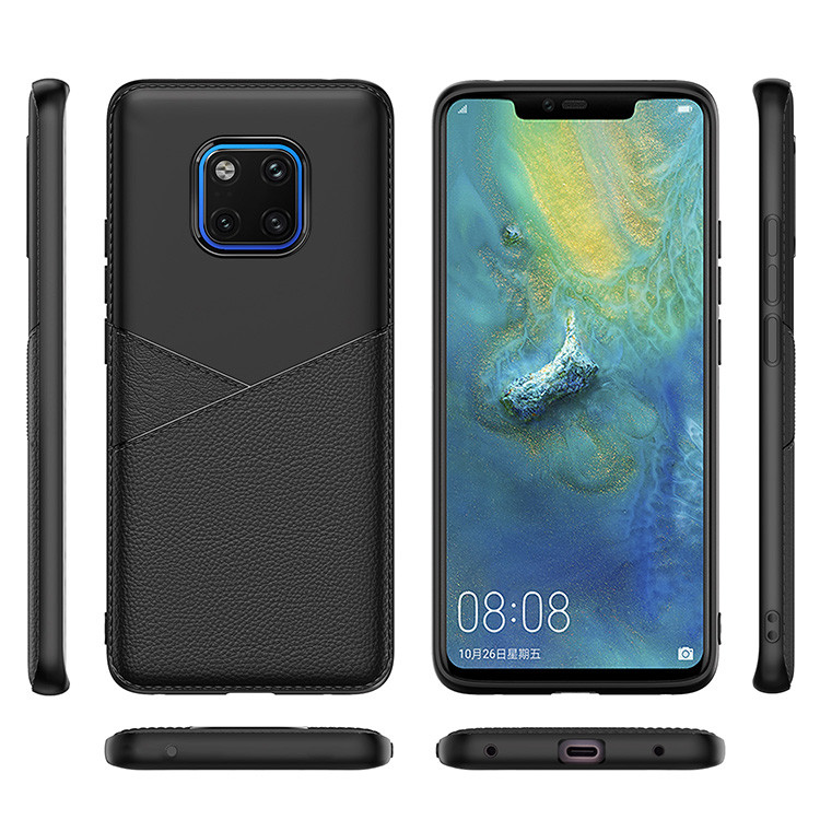 Black Blue Brown Business PU+TPU Protective Case Back Cover for OPPO F9/F9 Pro A3S A5 Global Version A71