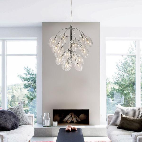 Nordic Post-Modern Minimalist Designer Molecular Chandelier Creative Personality