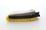 yellow/grey color microfiber plush chenille car cleaning detailing house