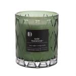 Decorative Amber Glass Jar Scented Candles Room Scented Candles For Wedding Gift