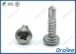 Stainless Steel 18-8/316/410 Pan Head Square Drive Self Drilling Tek Screws