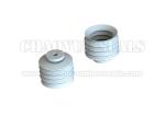 25 mm White Color Silicone Rubber Suction Cup High Tear Strength and Alcohol