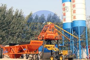 Quality HZS25 Stationary Concrete Batching Plant, Mini Concrete Batching Plant wholesale