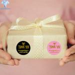 Art Paper Personalised Sticky Labels For Business Embossing Spot UV