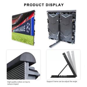 China Football Stadium Display Screen Videotron P10 LED Perimeter Advertising System on sale