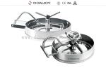 Elliptical Pressure Vessel Manhole Covers Stainless Steel SS304 SS316L 435mm