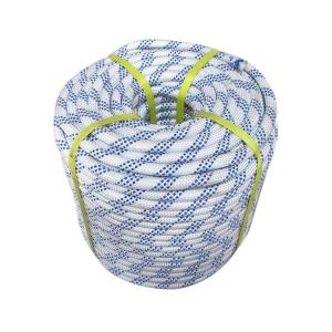 Quality 80Ft Diamond Braid Polypropylene Flag Halyard Rope Shock Absorption 5mm wholesale