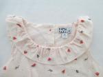 Girl Woven Cotton Voile Dress Whole Lining Peter Pan Collar