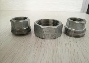 China NPT 304/316 Garden Hose Nipple Stainless Steel Forged Pipe Fittings Pneumatic Fitting on sale
