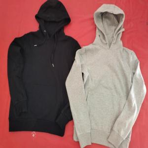 Quality Simplicity Casual Stitching Men's Long Sleeve Hoodies 80% Cotton 20% Polyester wholesale