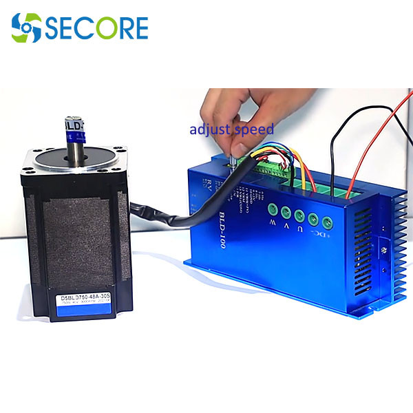 3 Phase 2000W Permanent Magnet BLDC Motor 3000RPM ROHS With Controller