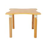 Modern Design Solid Wood Wooden Table Set for Home Rehabilitation Brown Dining