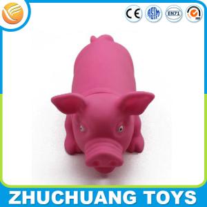 Quality wholesale press sound pink pig animal doll toys wholesale