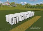 Restaurant coffee Bar House Inflatable Modular Glamping Box Tent