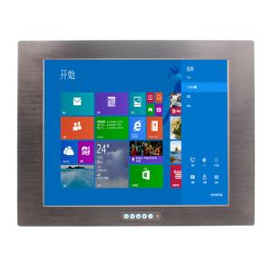China RS232 Port Touch Screen Industrial Monitor 24V Car Power DVI VGA HDMI Signal on sale