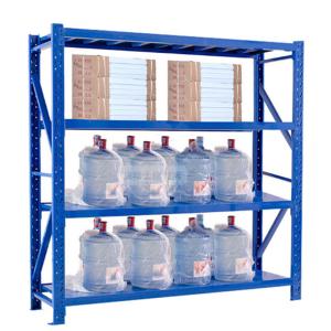 Quality 200kg 500MM Blue Warehouse Shelf Rack Storage Racking Metal Shelving wholesale