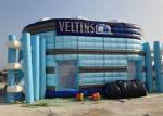 Big Football Station Kids Inflatable Playground , Big Party Inflatable Football