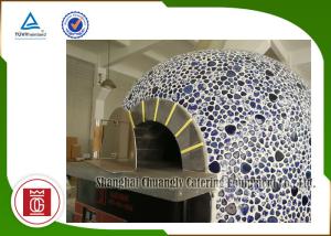 Quality Commercial Napoli Style Italy Pizza Oven Gas Heating Natural Lava Rock wholesale