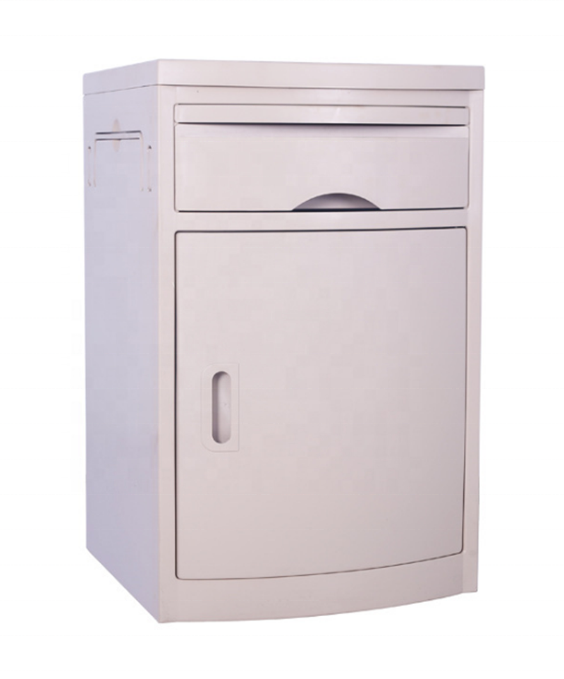 ABS Hot selling hospital bedside cabinet bedside cabinet for hospital