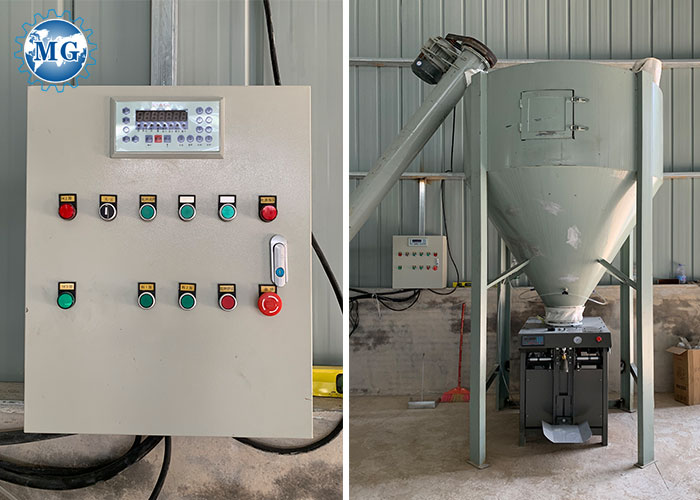 Automatic simple dry mortar plant