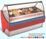 480L Stainess Steel Ice Cream Showcase Freezer With Digital Temperature