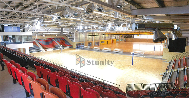 Beam Mounted HDPE Plastic Stadium Chair