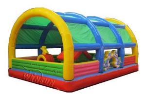 Quality Large City Bounce Jumpers With Tent Fire Retardant Environmental Friendly wholesale