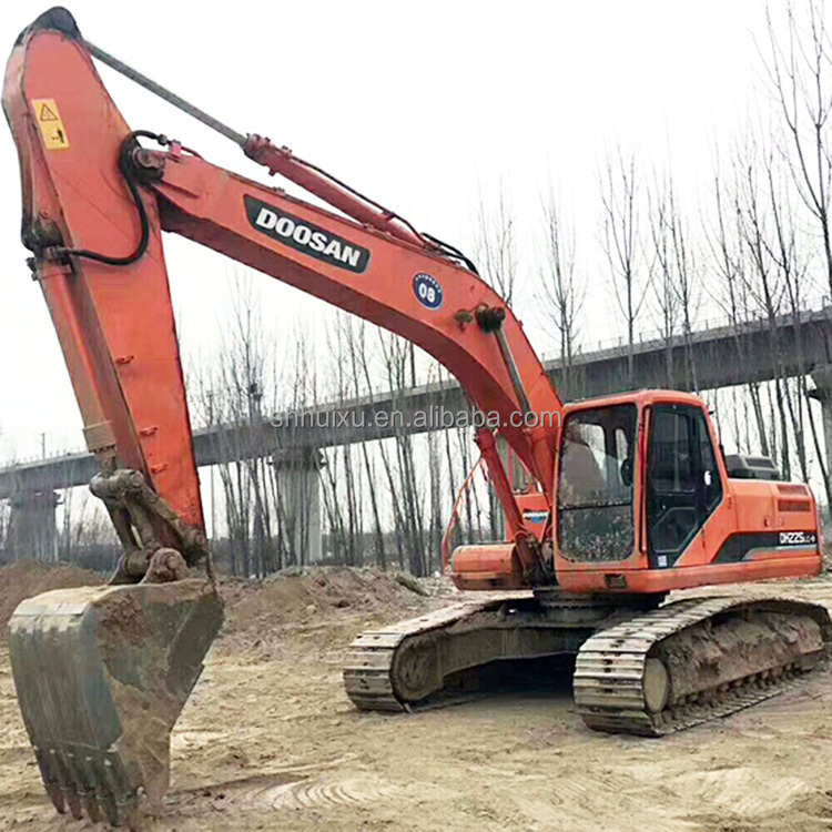 25 ton crawler used excavator doosan dx225 on sale second hand crawler excavator doosan 225 on sale