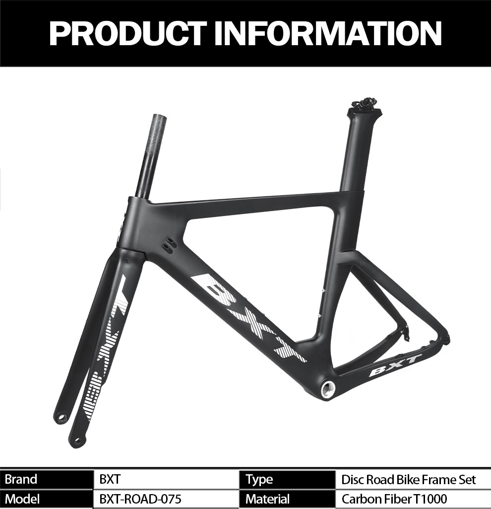 Aero Carbon Fiber Fat Bike Frame Racing 700C Carbon Fiber Track Bike Frame