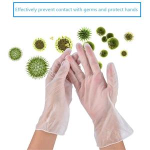 Quality Transparent Disposable Protective Gloves PVC Antivirus Hand Protection Kitchen wholesale