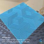 Anti Slip Epoxy Garage Floor Tiles Chemical Resistance Race Deck Tiles