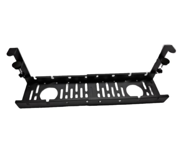 Fixed Support Metal Cable Tray for Home Office Cable Organization without